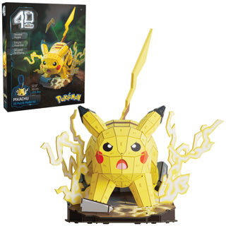 4D-Build, Pokémon Pikachu, 3D-Modellset, Pokémon-Sammlerstücke, Büro-Starterkollektion, Schreibtischdekoration, Bauspielzeug, 3D-Puzzles, 201 Teile