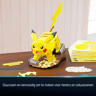 4D-Build, Pokémon Pikachu, 3D-Modellset, Pokémon-Sammlerstücke, Büro-Starterkollektion, Schreibtischdekoration, Bauspielzeug, 3D-Puzzles, 201 Teile