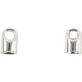 Creativ Company End Cap Silvered, 8st.
