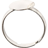 Creativ Company Ring für den Finger, versilbert, 3 Stück 1 Box
