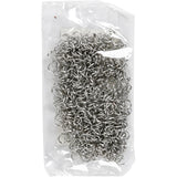 Creativ Firmenringe, Größe 4,4 mm, Stärke 0,7 mm, versilbert, 500 Stück 1 Box