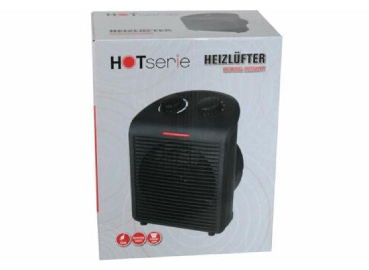 Abi Heizlüfter 2000W schwarz 2 Positionen