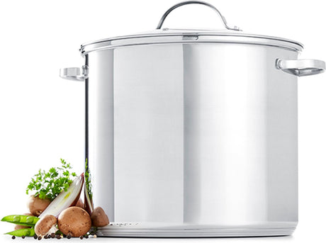 Deksi Suppentopf mit Glasdeckel 10 Liter ø26cm alle Wärmequellen
