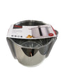 Suppentopf aus Edelstahl mit Glasdeckel, 14 Liter, induktionsgeeignet