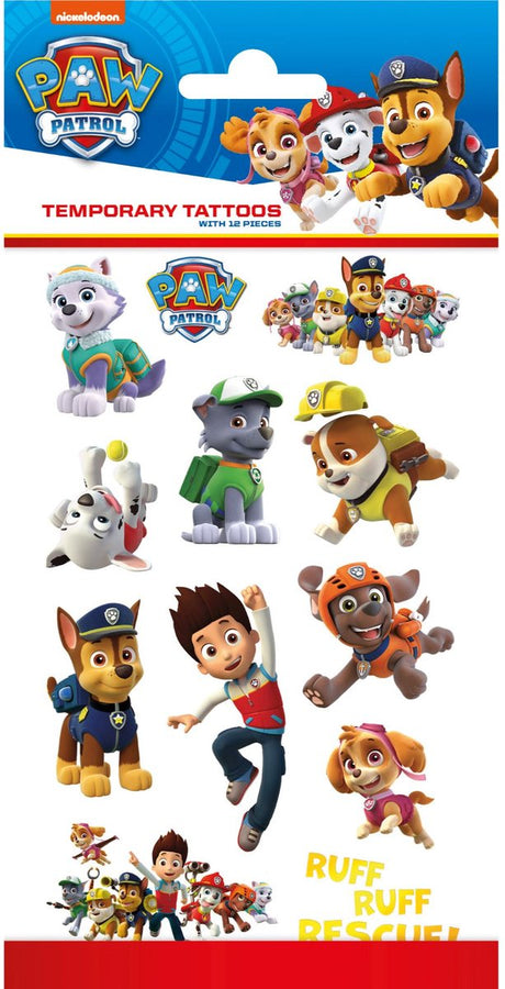 Totum Tattoos Paw Patrol