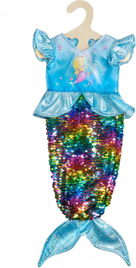 Heless Meerjungfrau-Puppenkleid mit Pailletten, 35-45 cm