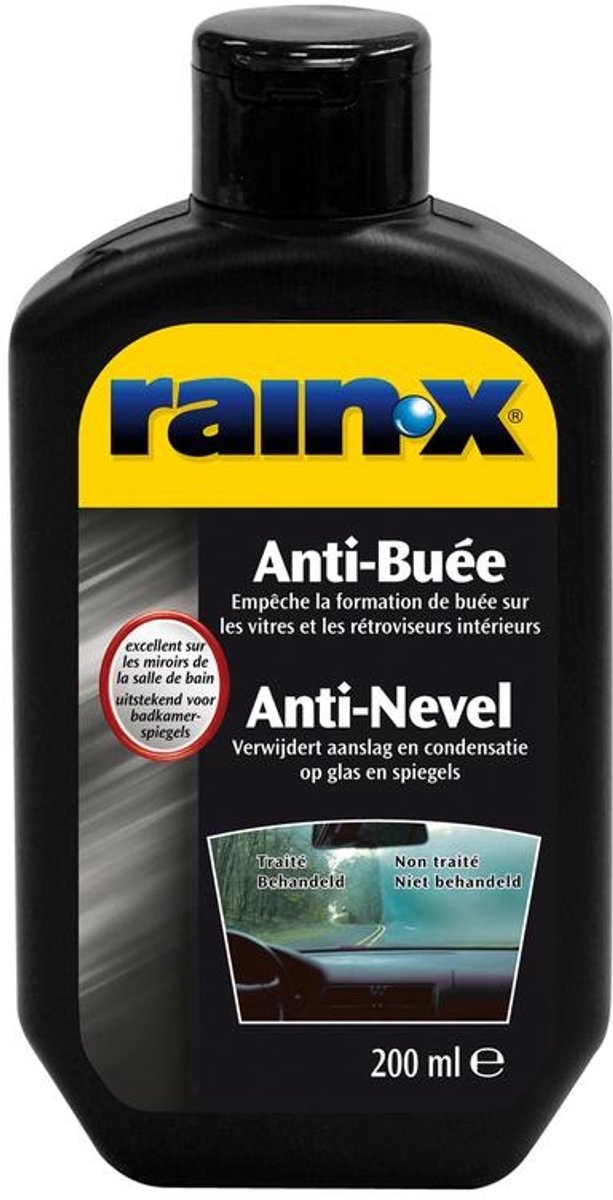 Rain-x anti-condens 200ml – bestrijdt condens – langdurig effect – voor auto en badkamer – makkelijk aanbrengen