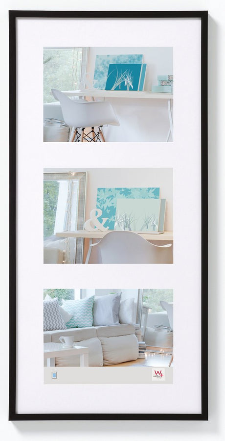 Walther New Lifestyle - Kunststoffgalerie - Fotogröße 3x13x18 cm - Schwarz