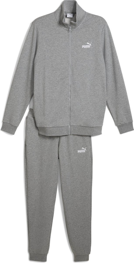 Puma ESS Sweat Suit Tr Unisex-Trainingsanzug – Mittelgrau Heather