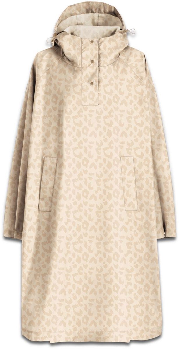Reisenthel Mini-Maxi-Regenmantel – Regenmantel – übergroß – wasserdicht – Einheitsgröße – Leo-Vanille-Beige