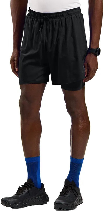Odlo Zeroweight 5 Zoll 2-in-1 Laufshorts 2.0 – Herren – – l