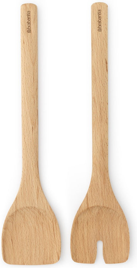 Brabantia Profil-Salatbesteckset aus Holz
