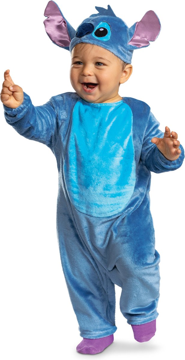 Disney-Verkleidung – Lilo Stitch, Kostüm Stitch Kleinkind Deluxe, Größe (12–18 Monate), Kleinkinder