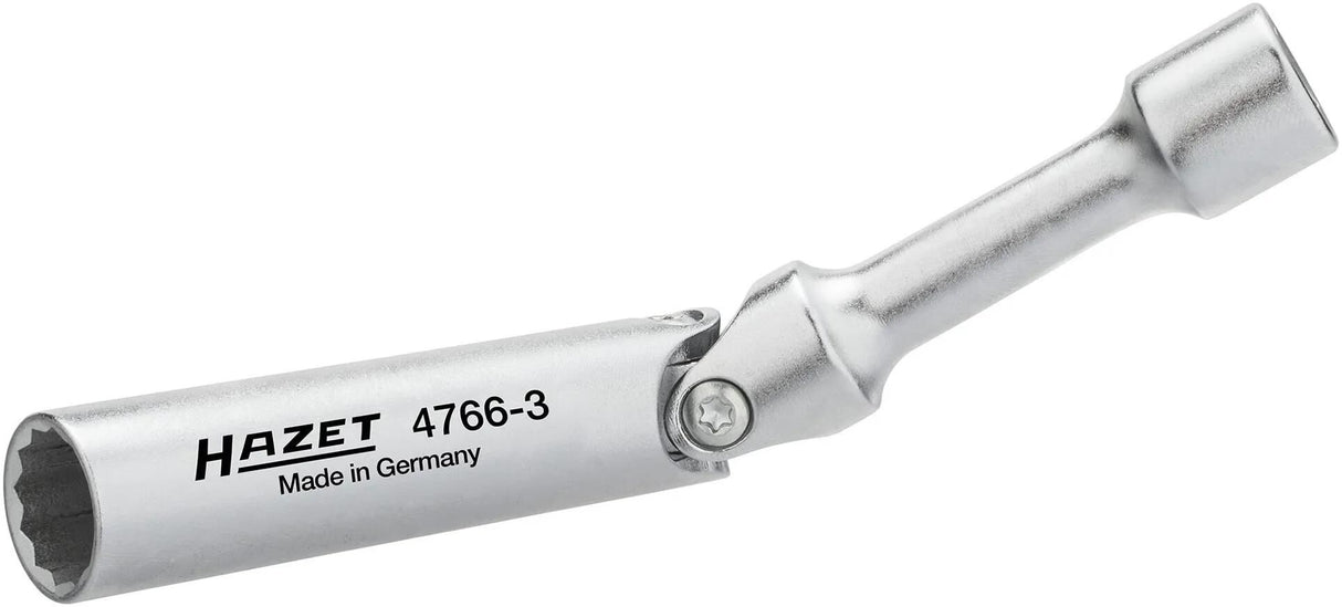 Hazet Zündkerzensteckschlüssel 4766-3 Kerzeneinsatz m.Gelenk
