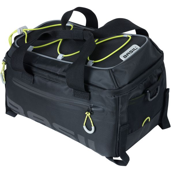 Basilil Miles Trunkbag - Sporty Black Gepäck Business -Tasche für Sportfonds - 7L - Black Lime