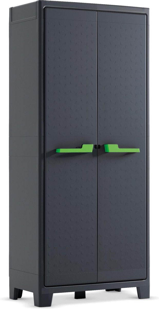 Keter Moby Hochschrank - 4 Regale - 80x44x182 cm - Anthrazit