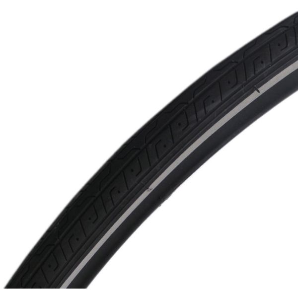 Deli-Reifen-Außenreifen 27 x 1¼ 32-630 – schwarz mit Reflexion
