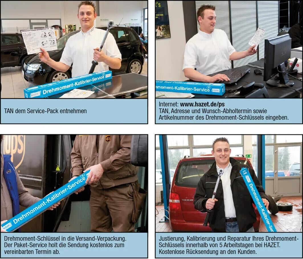 Hazet Wartungsservicepaket Drehmomentservicepaket SP10