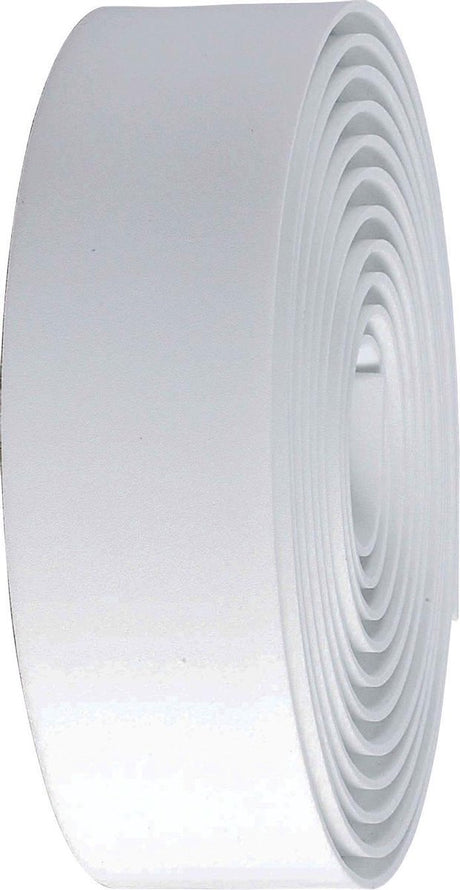 Bbb cycling stuurtlint racefiets - antislip stretch materiaal - lengte: 200cm - dikte: 3.5mm - inclusief stuurdoppen - wit - raceribbon gel bht-05
