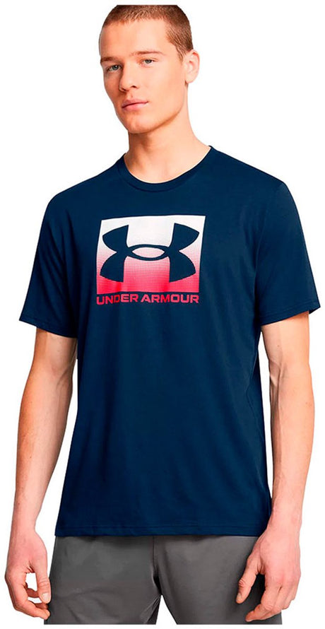 Under Armour UA M Boxed Sports Updated SS-Blu Herren-Sportshirt – Academy – Rot