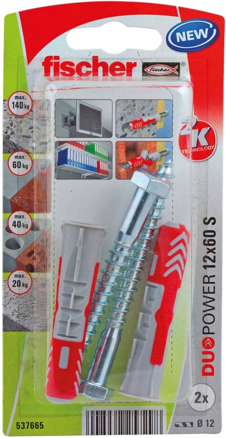Fischer Universalstecker mit Schraube - 12x60mm