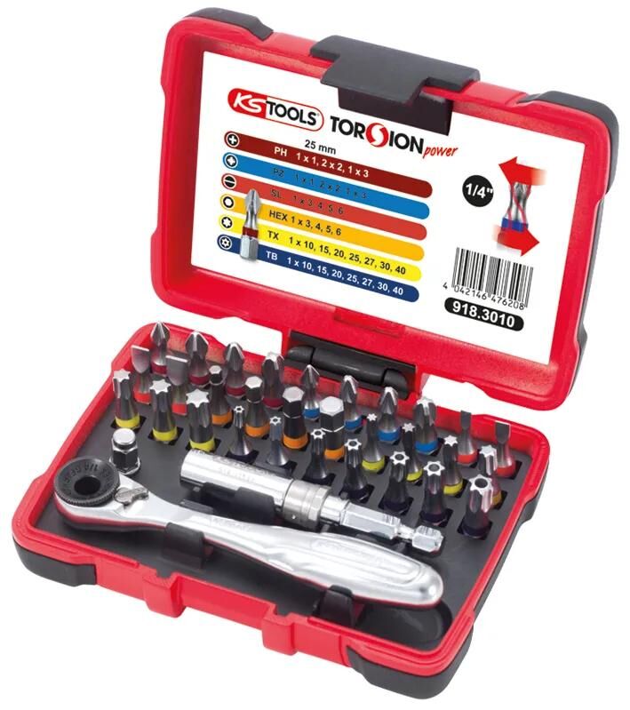KS Tools KS-Tools Bit-Set Torsion Power Bitbox 32tlg.
