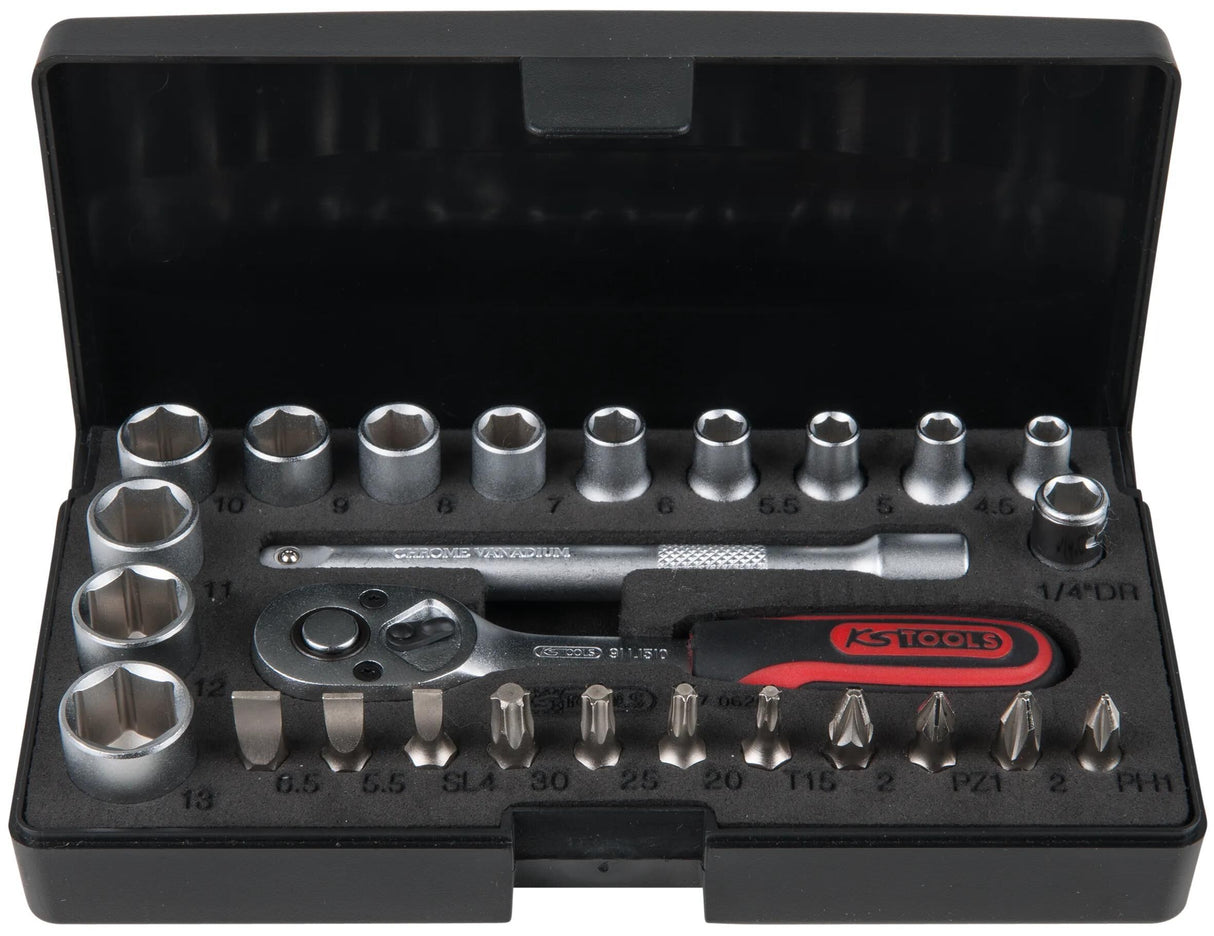 KS Tools KS-Tools Steckschlüsselsatz Steckschlüsselsatz 1 4 26tlg.
