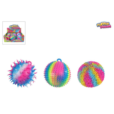 Pufferball Funky Mania Rainbow 18cm 3-fach sortiert