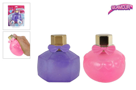 Glamour squeezy parfumfles met charms 2 assorti