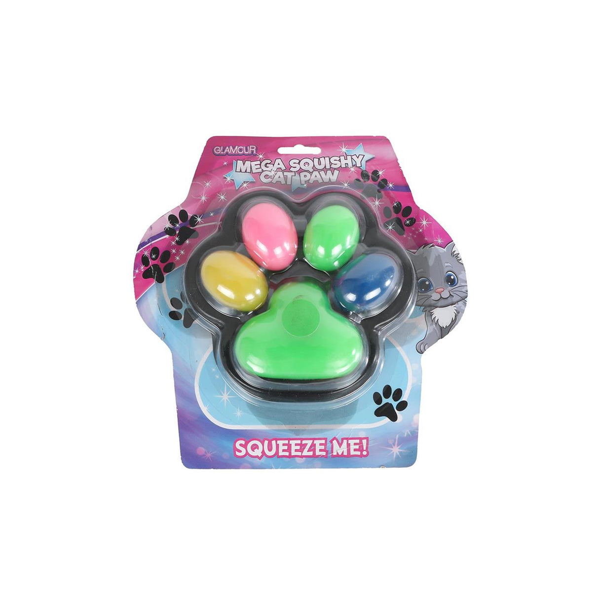 Glamour squishy mega kattenpoot 500gr