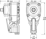 Hazet Schlagschrauber 9012ptt. Schlagschrauber 1 2 Twin Turbo 550nm