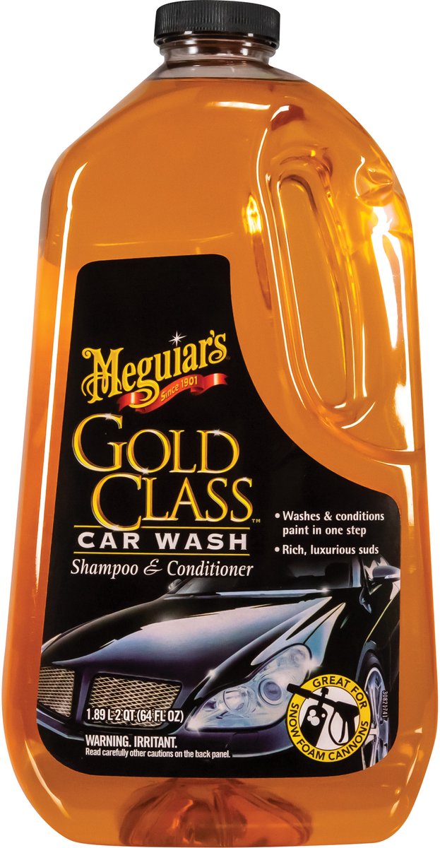 Meguiar's Meguiar's Gold Class Autowaschanlage – 1,89 l – Luxus-Auto-Shampoo-Conditioner – Glanzlackpflege