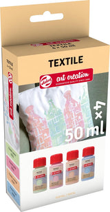 Talens Art Creation Textilfarbe Pastell 4x50ml