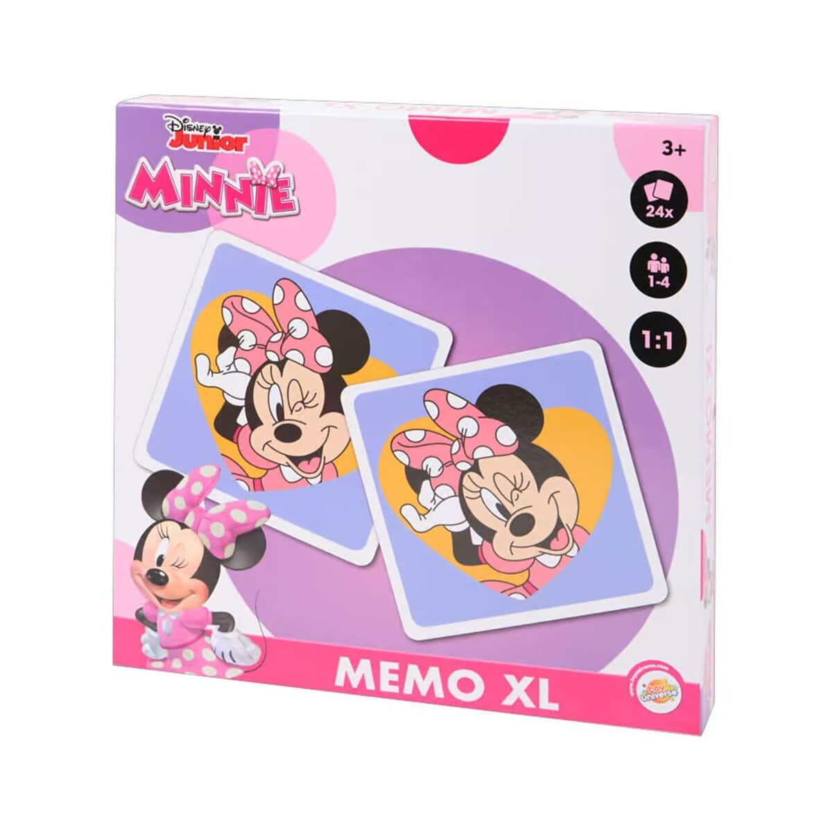 Intro Disney Minnie Mouse lustiges Memospiel XL 24 Teile
