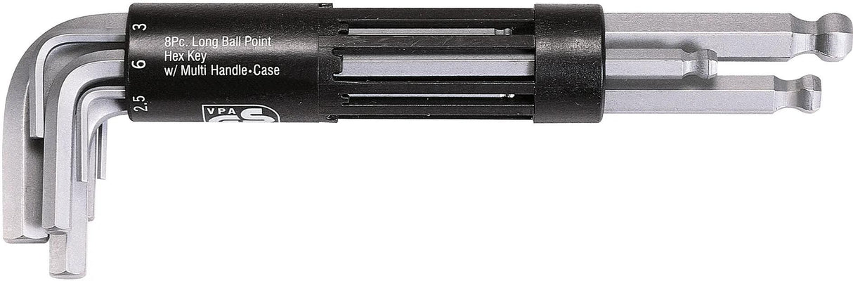 Ks Tools Ks-Tools Winkelschlüsselsatz 3 in 1 Stiftschlüsselsatz 8-tlg. 6 Punkte innen