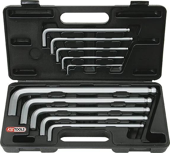 Ks Tools Ks-Tools Winkelschlüsselsatz XL Stiftschlüsselsatz 10-tlg. 6 Punkte innen