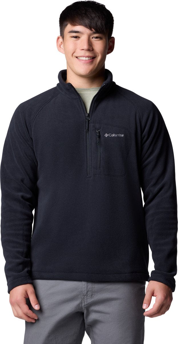 Columbia Fast Trek™ III Half Zip Fleece Herren-Outdoor-Pullover – Schwarz – Größe S
