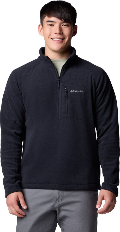 Columbia Fast Trek™ III Half Zip Fleece Herren-Outdoor-Pullover – Schwarz – Größe S