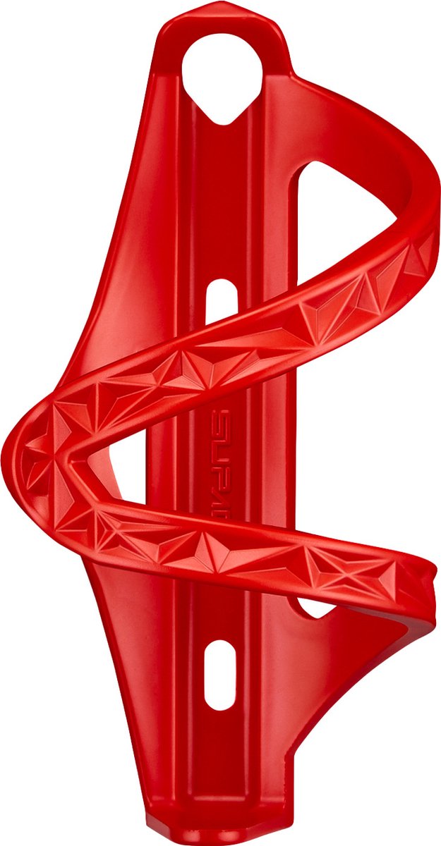 Supacaz Side Swipe Cage Bidon Halter rot gelassen