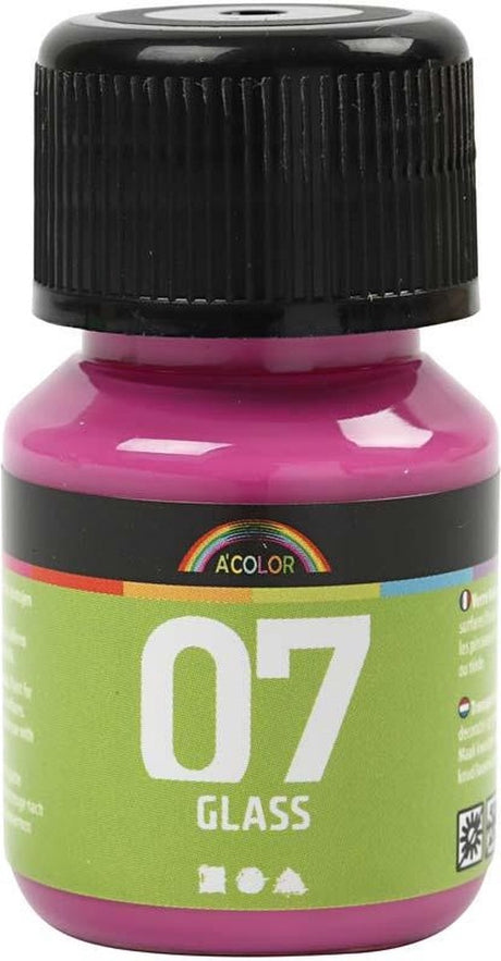 Creativ Company permanente Glasfarbe – rosa, 30 ml