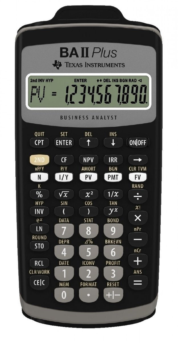 Texas Instruments Baii Plus – wissenschaftliche Taschenrechner