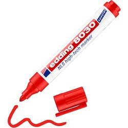 Permanentmarker edding nls high-tech 8030 rot 1,5-3 mm Rundspitze
