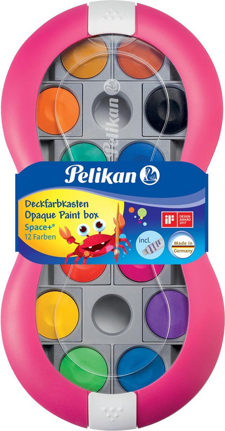 Pelikan Deckfarbkasten Space+ 735 SP 12 - Magenta - 12 Farben