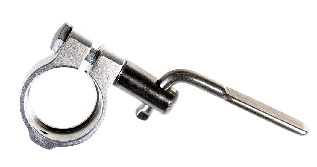 Gazelle Seat Peg -Klemme mit Fixierungsschraube und Hebel 35,0 mm Silber