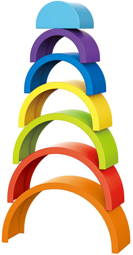 Toi-toys Little Stars Baby-Stapelturm Regenbogen, 7-tlg.