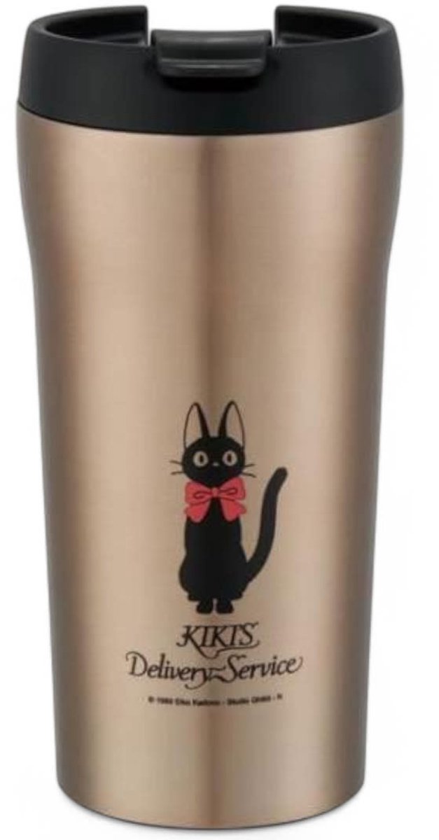 Skater ghibli - kiki's vliegende koeriersdienst - jiji compacte roestvrije isothermische reismok 360ml