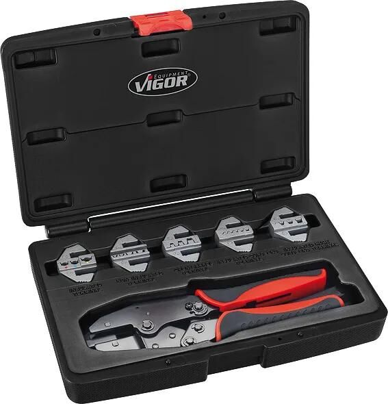 Vigor Crimpzangen-Set Hebel-Crimpzangen-Set 6tlg.