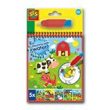 Ses Färbung mit Wasser Malbuch mit Wasserstift Farm