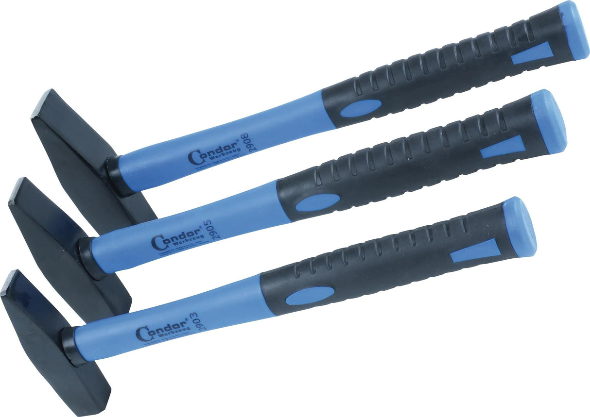 Condor Handwerkerhammer-Set Hammerset m. fiberglass 3-piece.