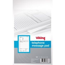 Telefoonnotitieblok viking 14,8x21cm a5 100 vel